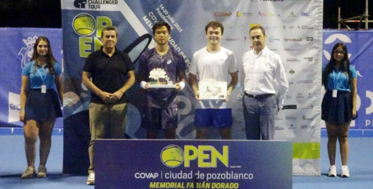 Los campeones de dobles en Pozoblanco. Foto: www.tenispozoblanco.com