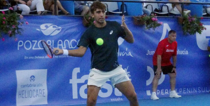 Daniel Mérida, primer finalista español en la era Open en Pozoblanco desde 2012. Foto: www.tennispozoblanco.com