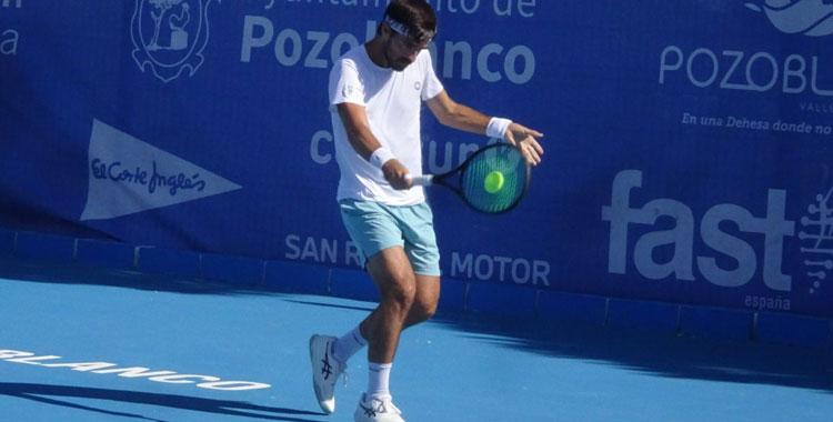 Gastao Elías venció su primer duelo en Pozoblanco. Foto: www.tenispozoblanco.com