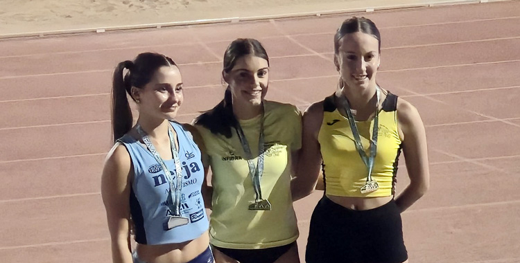 Lydia Estévez y Sofía Gálvez, oro y bronce en el Andaluz sub20.