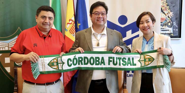 Presentación del acuerdo entre el Córdoba Patrimonio e Imane.