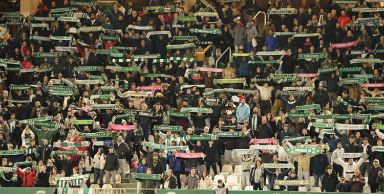 La afición del Córdoba apoyará una vez más incondicionalmente a su equipo. Foto: CCF