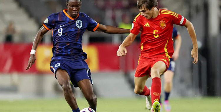 Andrés Cuenca en la final del Europeo sub19 hace unas semanas. Foto: UEFA