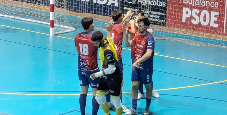 Los rojillos siguen marcando goles en la pretemporada. Foto: CD Bujalance FS