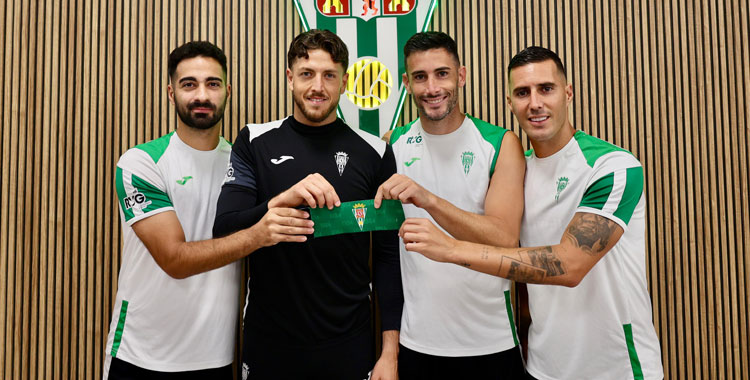Los capitanes del Córdoba para la temporada 2025-26. Foto: CCF