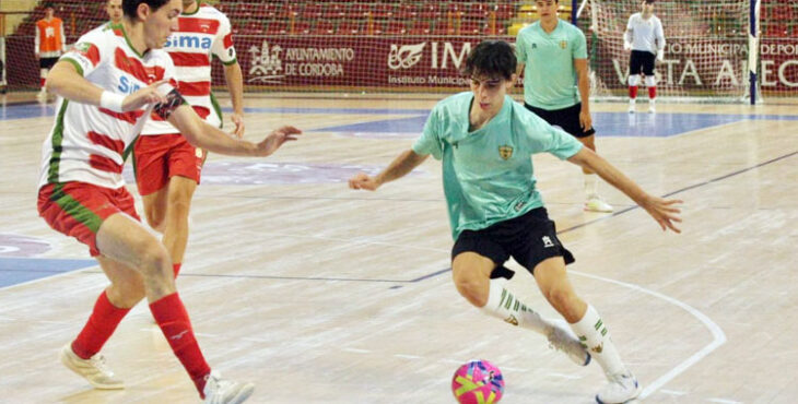 Un lance del amistoso del Córdoba Futsal Patrimonio ante el Sima Granada. Foto: Edu Luque / Córdoba Futsal