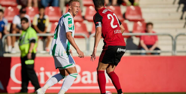 Obolskii en el debut de la pasada temporada en Miranda de Ebro. Foto: LaLiga Hypermotion