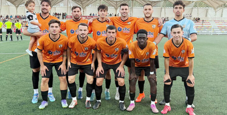 El once del Pozoblanco en Utrera. Foto: CD Pozoblanco