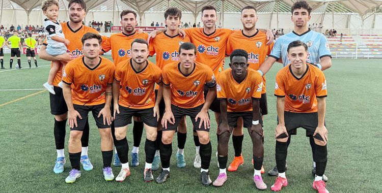 El once del Pozoblanco en Utrera. Foto: CD Pozoblanco