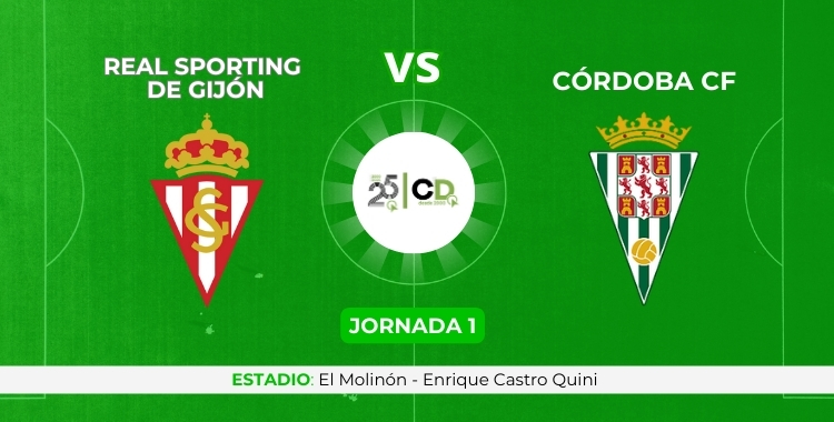 Sigue la crónica on line del Sporting de Gijón vs Córdoba CF.