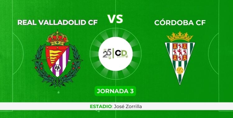 Sigue on line la crónica del Real Valladolid vs Córdoba CF.