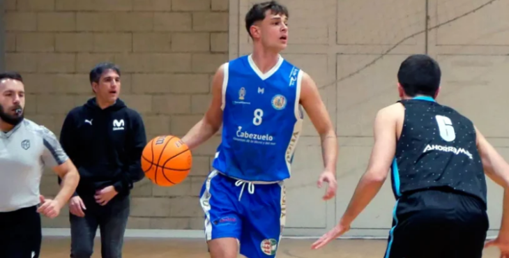 Alejandro Arcones jugando con su anterior equipo. Foto: Cabezuelo Socuéllamos