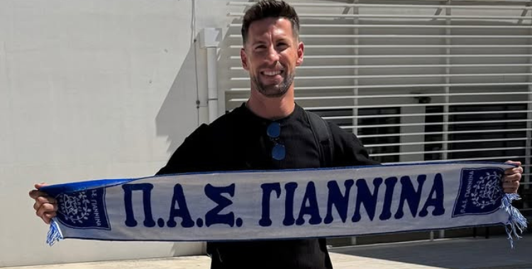 Pedro Conde recibido como un ídolo en su tercera etapa en el PAS Giannina