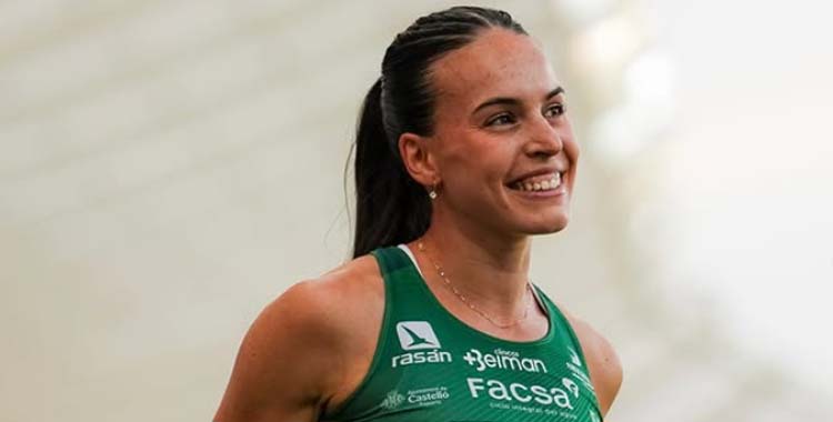 Carmen Avilés sonríe tras una prueba.