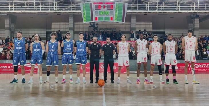 El preámbulo del Cultural-Coto Córdoba de la pasada campaña, primer partido de la próxima. Foto: Cultural Leonesa Baloncesto