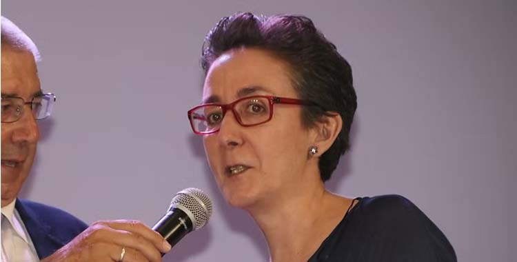 Inma Baena en un acto público.