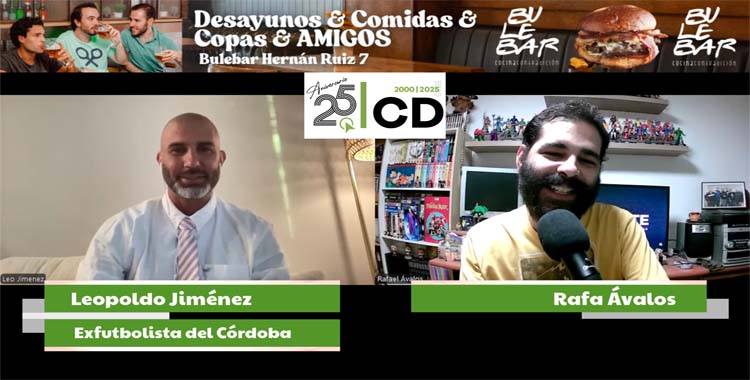 Leo Jiménez en su entrevista a Cordobadeporte.