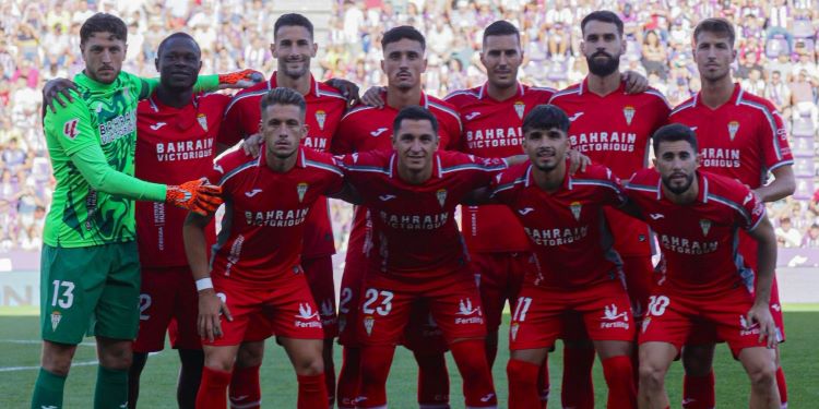 El once del Córdoba CF ante el Real Valladolid.