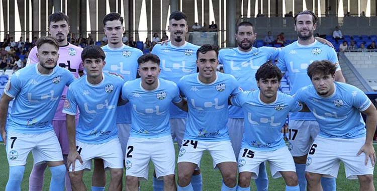 Once del Ciudad de Lucena en su primer amistoso.