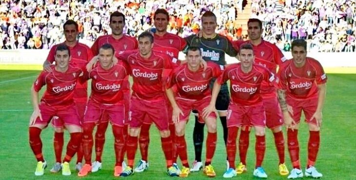Once del Córdoba en el José Zorrilla en junio de 2012.