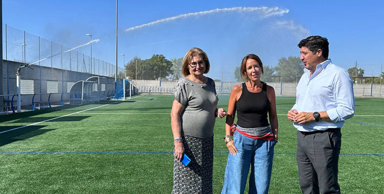 Las autoridades políticas tras la inauguración. Foto: IMDECO