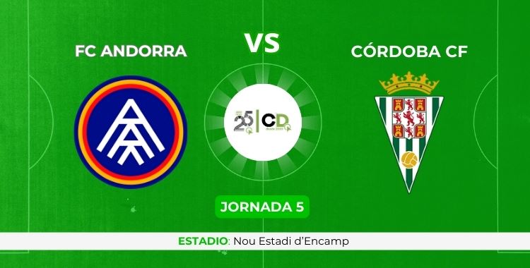 Sigue la crónica on line del Andorra vs Córdoba CF.