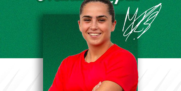 María López, la nueva jugadora blanquiverde. Foto: @CordobaFemenino