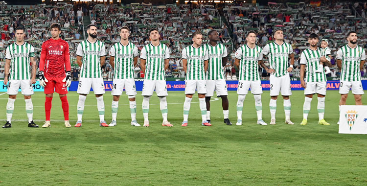 Los once jugadores que arrancaron con el Córdoba ante el Racing. Autora: Natalia Román