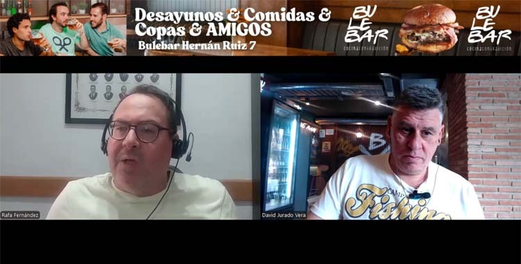 Rafa Fernández y David Jurado valorando la actualidad del Córdoba en la previa del duelo ante el Racing de Santander.