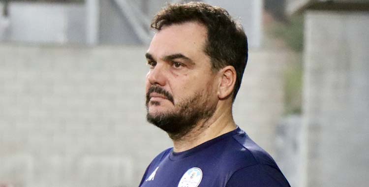 Antonio Jesús Cobos en un amistoso de pretemporada.