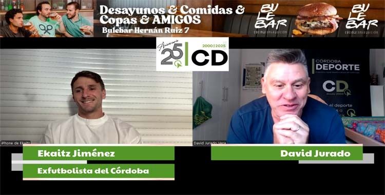 Ekaitz Jiménez recordando su paso por el Córdoba desde Andorra.