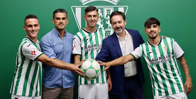 Fernández Monterrubio y Juanito en una presentación.