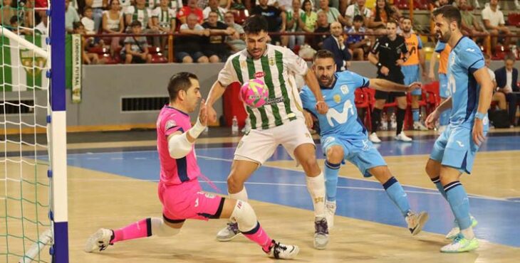 Nicolás Marrón en una acción de ataque ante el Movistar Inter.