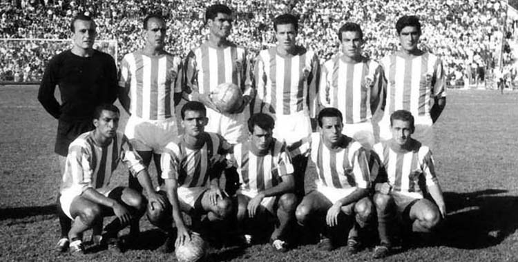 Once del Córdoba en un partido de la temporada 1962-63.