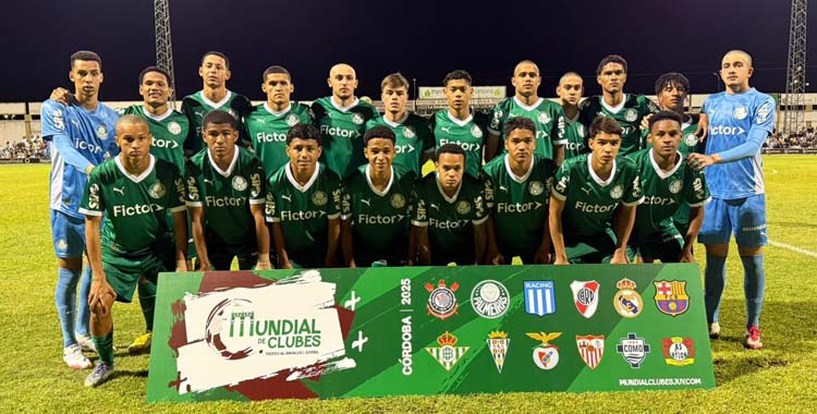 Componentes del Palmeiras en Pozoblanco.