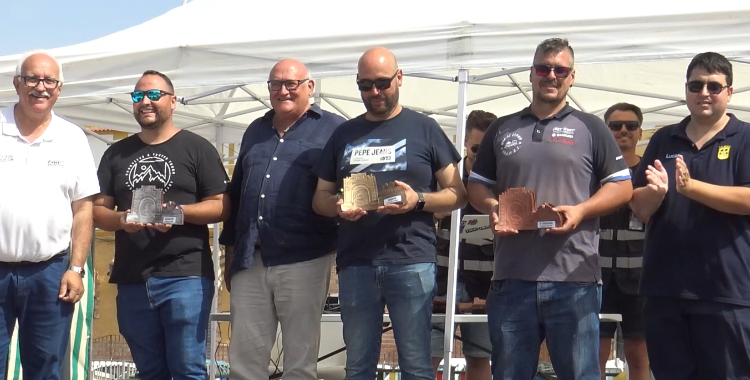 Podio del Slalom La Rambla.
