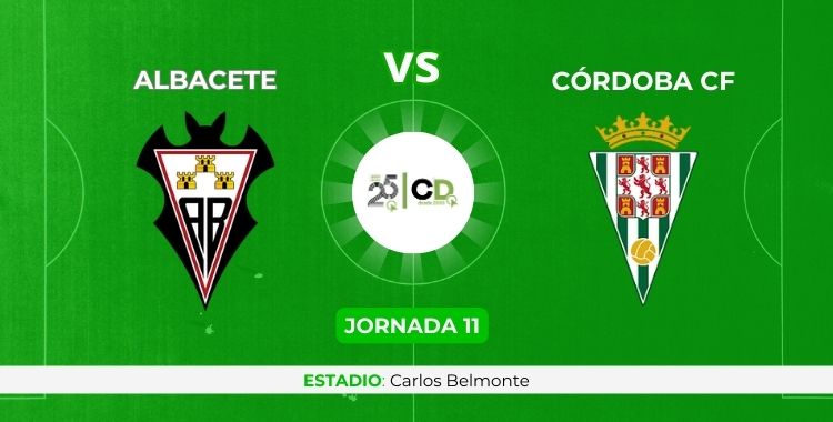 Sigue la crónica on line del Albacete vs Córdoba CF.