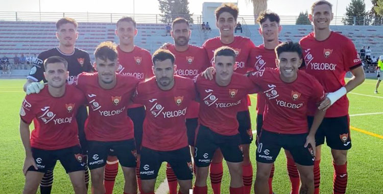 Una formación reciente del cuadro ciezano en la competición liguera. Foto: CD Cieza