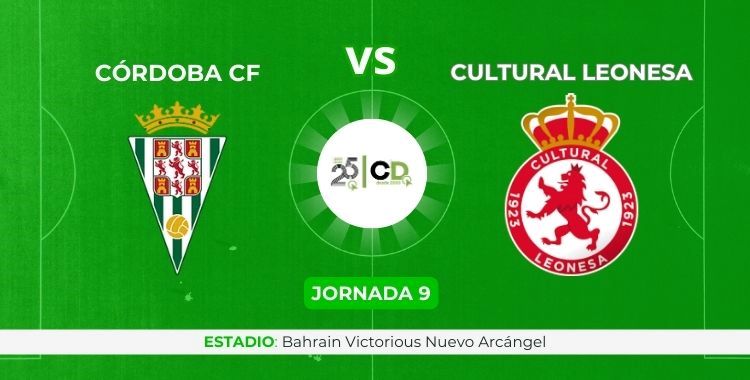 Sigue on line la crónica del Córdoba vs Cultural Leonesa.