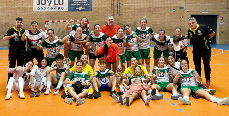 La alegría tras la importante victoria del Deportivo Córdoba Cajasur