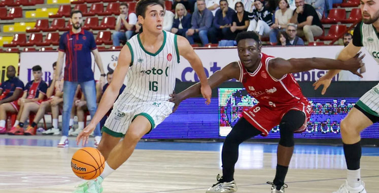 Pablo Sánchez en un lance del partido ante el CB Jaén. Foto: Córdoba Club de Baloncesto