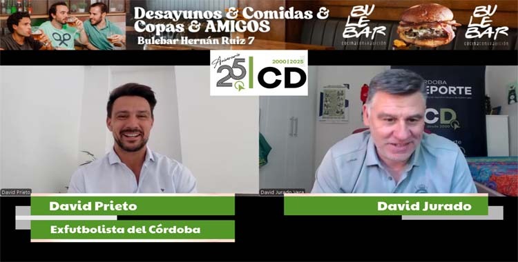 David Prieto durante su entrevista con David Jurado.