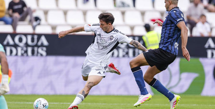 Un lance del último duelo del Albacete ante su hinchada, contra el Ceuta. Foto: LaLiga Hypermotion