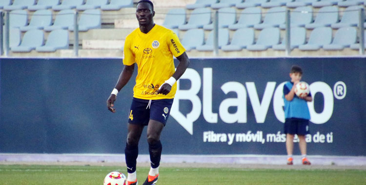 Mbaye, el nuevo jugador que llega a la entidad pozoalbense. Foto cedida por el CD Pozoblanco