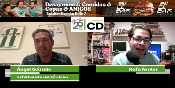 Ángel Guirado en su entrevista a Cordobadeporte.