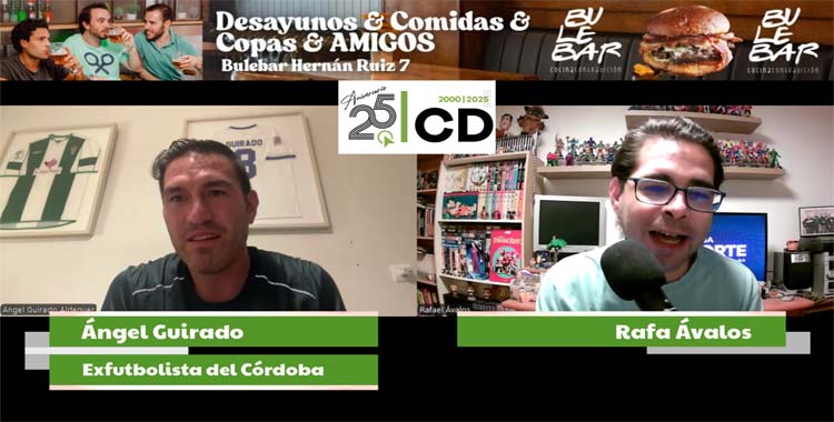 Ángel Guirado en su entrevista a Cordobadeporte.