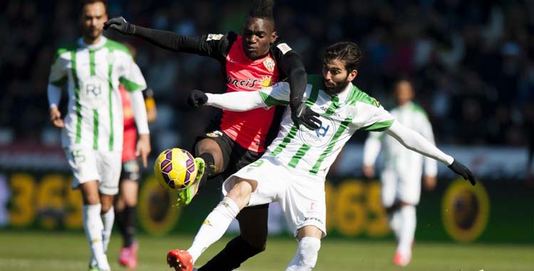 Crespo en el Córdoba-Almería de Primera.