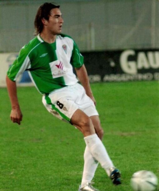 Ángel Guirado con el Córdoba en la temporada 2005-06.