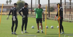 Iker Álvarez y Carlos Marín en la vuelta a los entrenamientos.Iker Álvarez y Carlos Marín en la vuelta a los entrenamientos.
