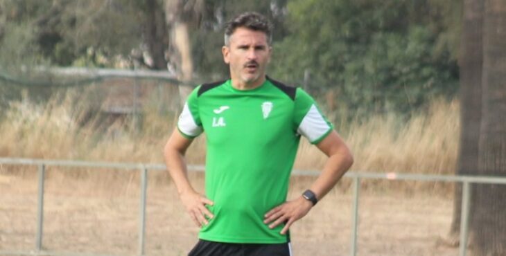 Iván Ania durante el entrenamiento.